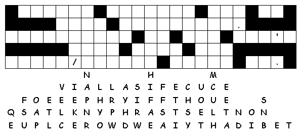 Picture shows a fallen letters puzzle